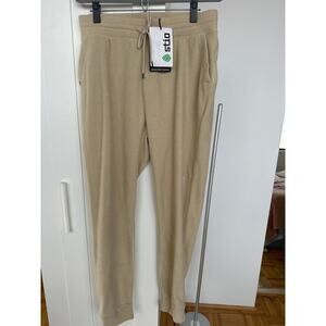 Stio Men's Tan/Beige Turpin Fleece Jogger Pants, Size L, NWT